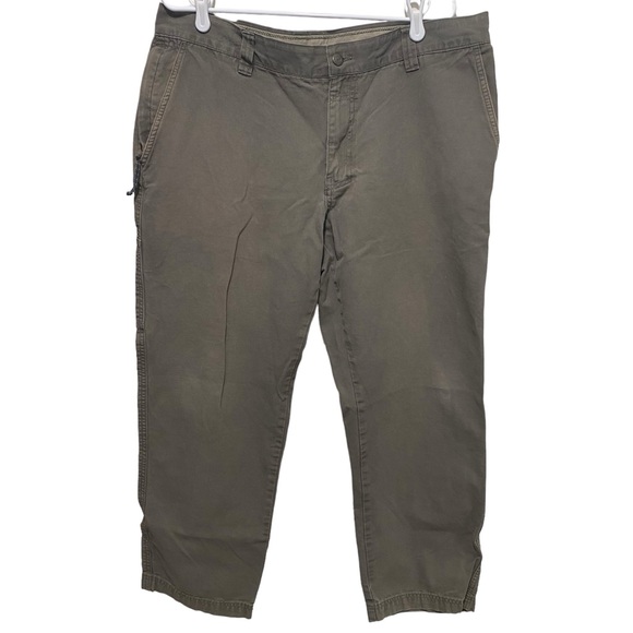 COLUMBIA SPORTSWEAR Regular Fit 100% Cotton Cargo Utility Pants Men Size 38X29 - Picture 1 of 7